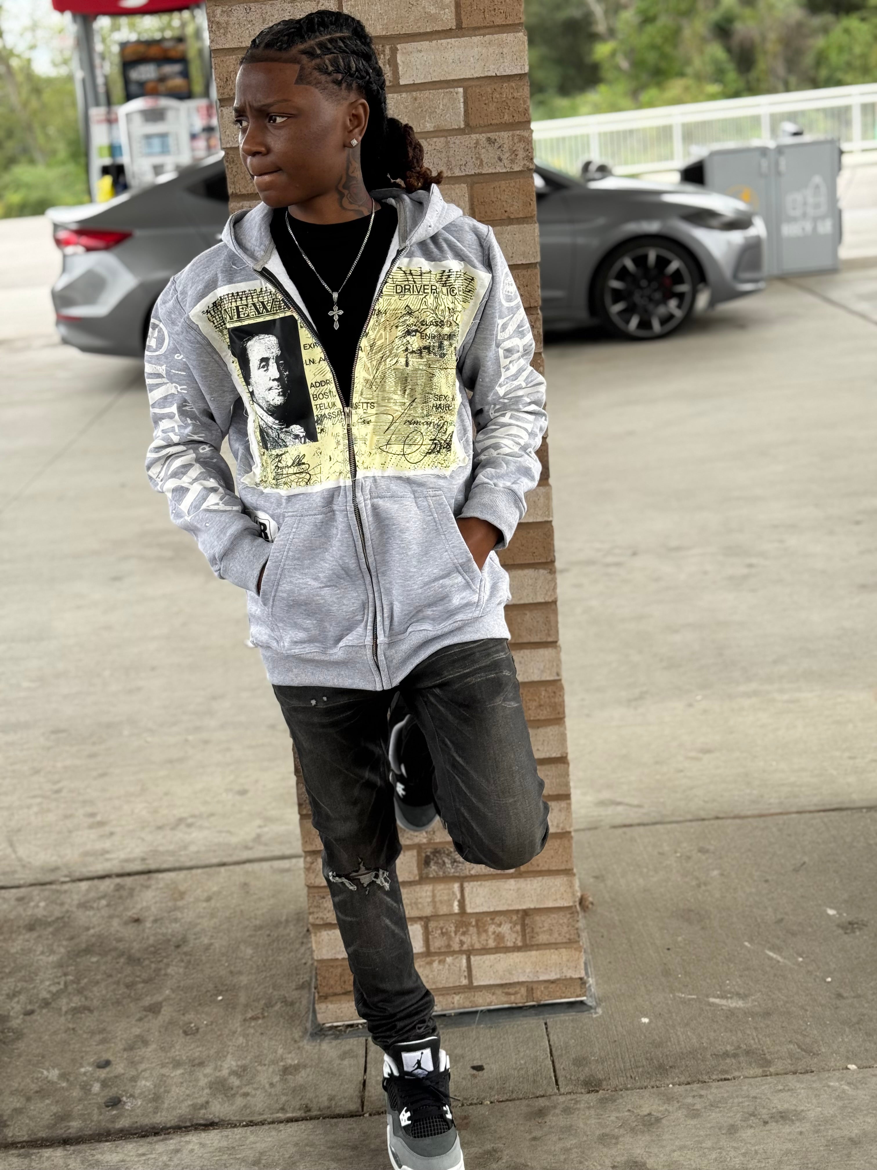 Grey ARMN Hoodies