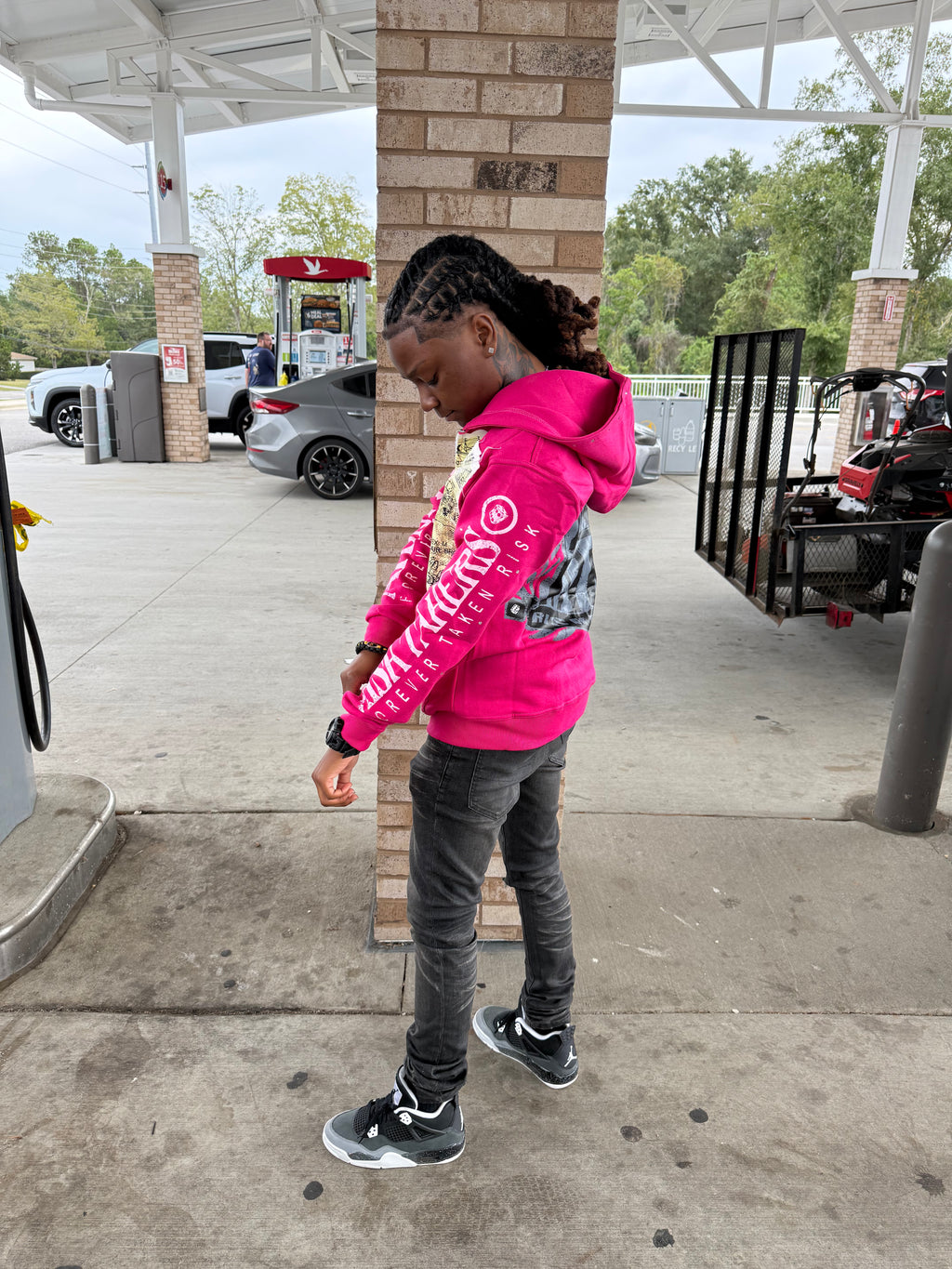 Pink ARMN Hoodies