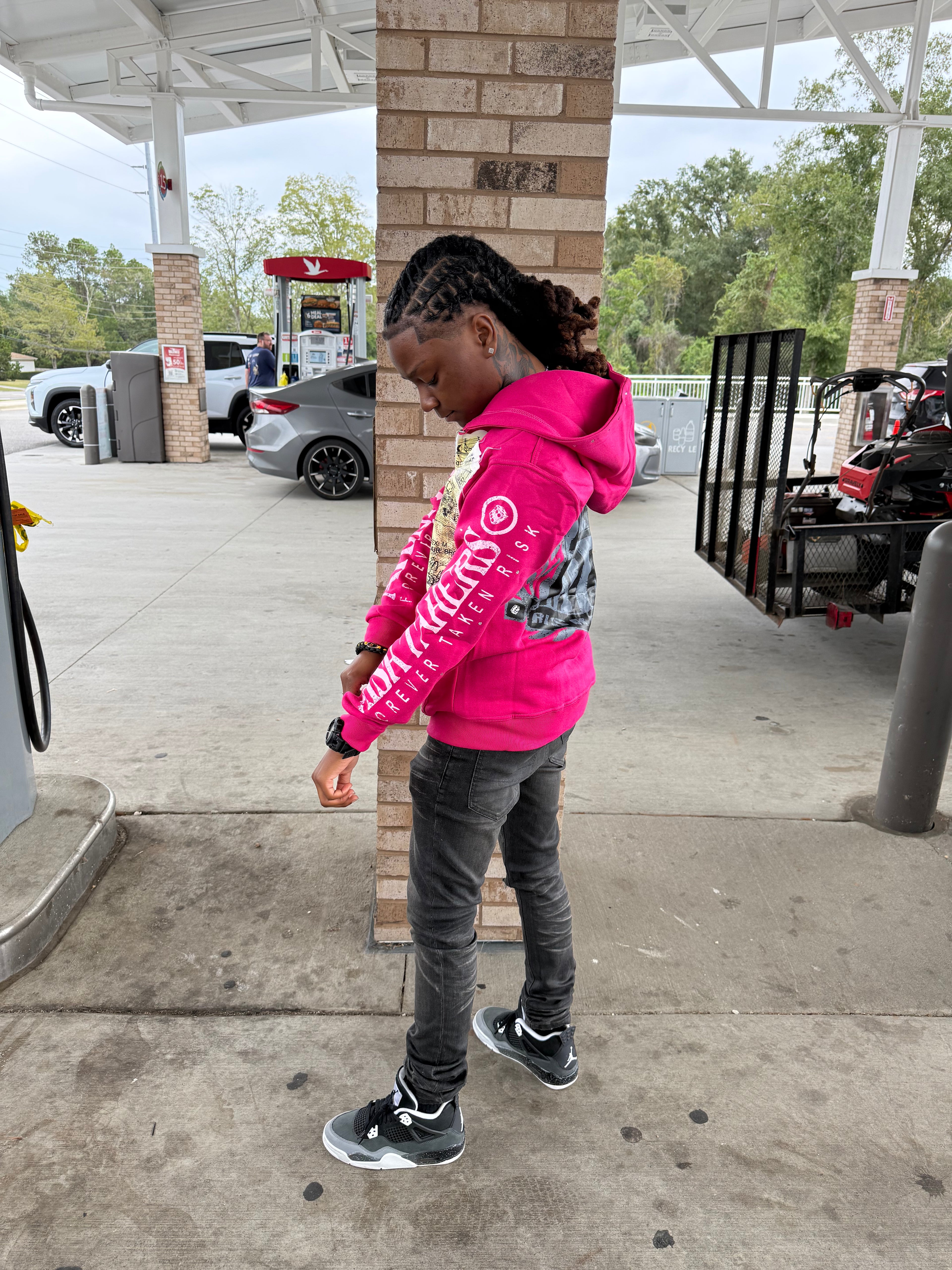 Pink ARMN Hoodies