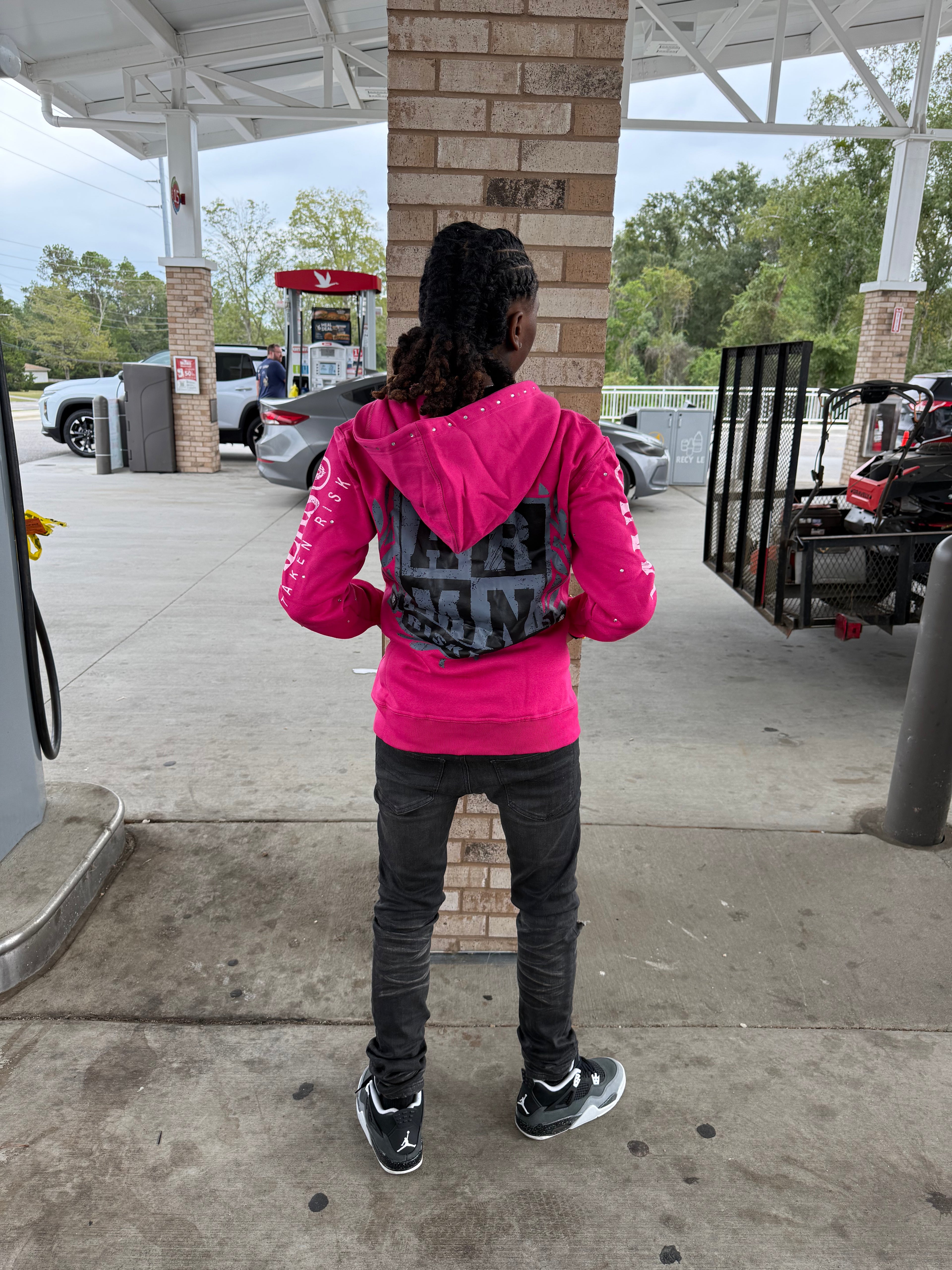 Pink ARMN Hoodies